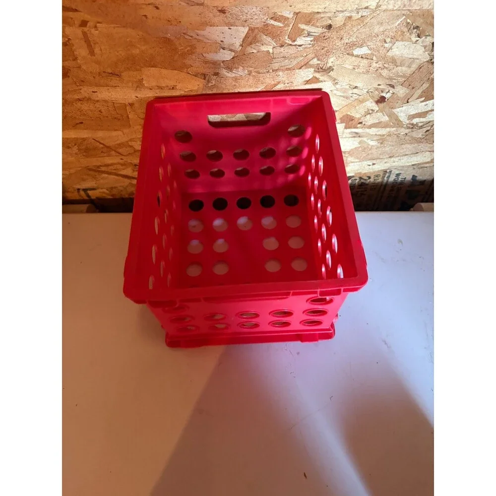 Plastic Storage Crate – Multiple Colors & Sizes – Clean, Durable, Ready to Use